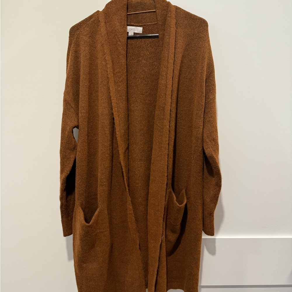 LOFT Open-Front Cardigan